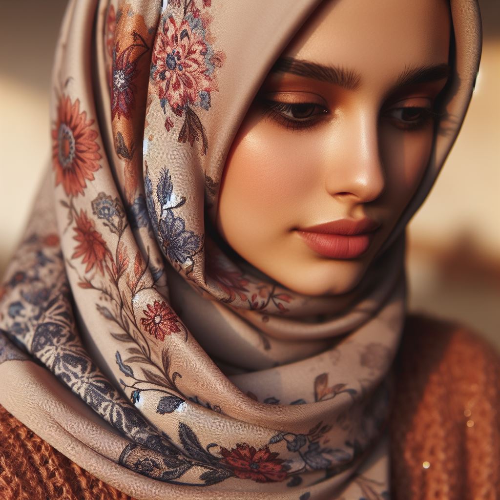 حجاب زیبا با شال و روسری